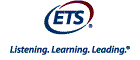 The E T S logo. Listening. Learning. Leading.